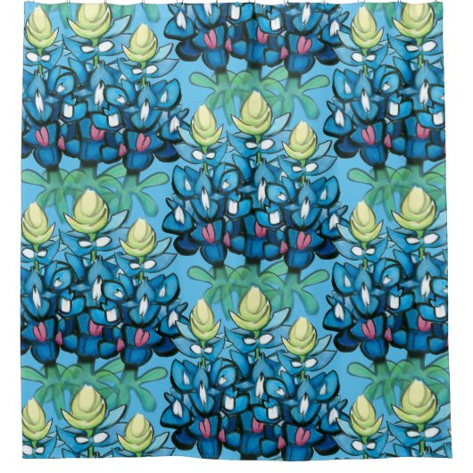 Rideau de douche Bluebonnets (Devant)