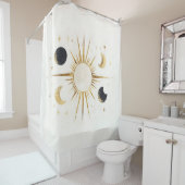 Rideau de douche Boho Celestial Bliss (En situation)