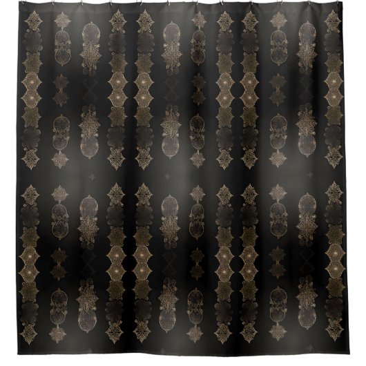 Rideau de douche Boho marocain (Devant)