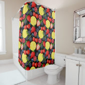 Rideau de douche Bold Berries & Citrus (En situation)
