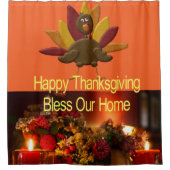 Rideau de douche Bon thanksgiving Jour (Devant)