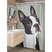 Rideau de douche Boston Terrier