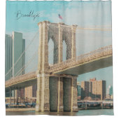 Rideau de douche Brooklyn Bridge New York (Devant)