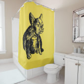 Rideau de douche Bulldog (En situation)