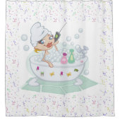 Rideau de douche/bulle Temps de bain (Devant)