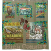 rideau de douche cabine-Haut-Pays (Devant)