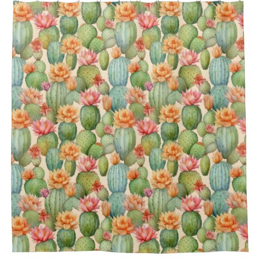 Rideau de douche Cactus (Devant)
