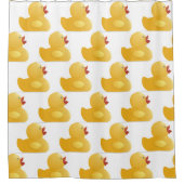 Rideau de douche Canard en caoutchouc jaune (Devant)