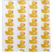 Rideau de douche Canard en caoutchouc jaune (Devant)
