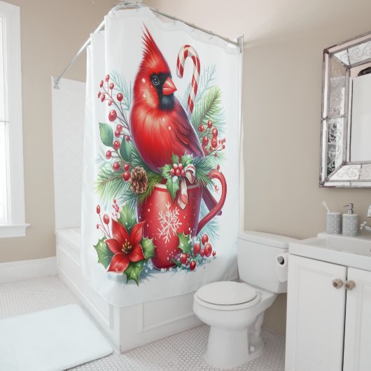 Rideau de douche cardinal (En situation)