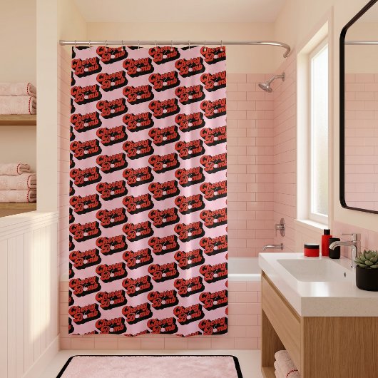 Rideau de douche Cherry Bomb