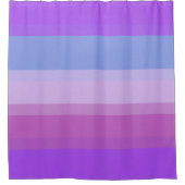 rideau de douche chic Purple Stripes (Devant)
