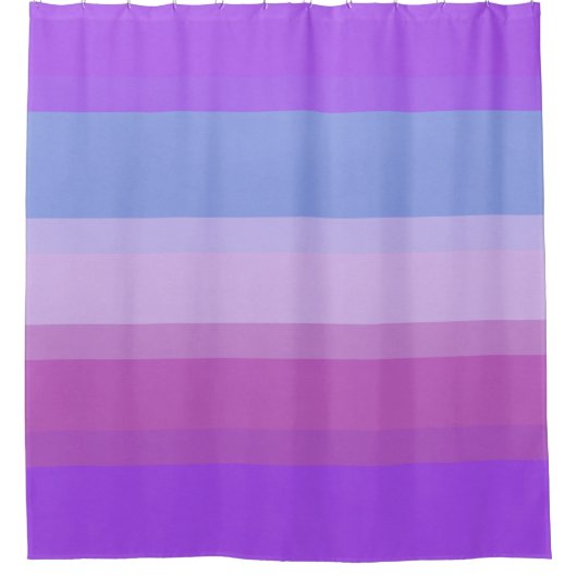 rideau de douche chic Purple Stripes (Devant)