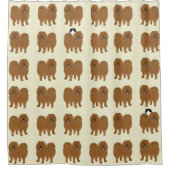 Rideau de douche Chow Chow (Devant)