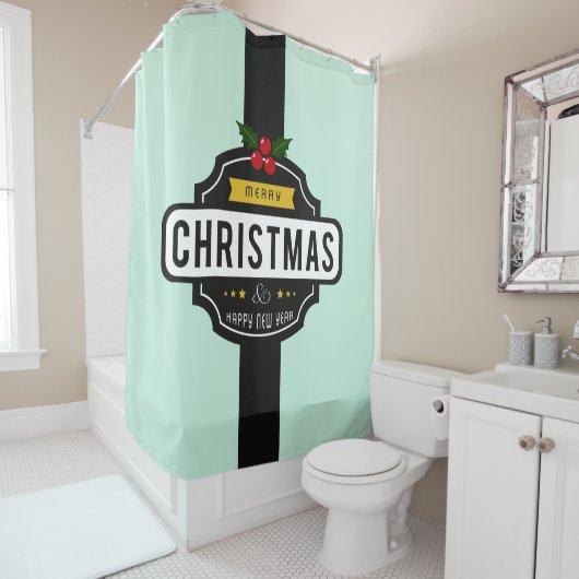rideau de douche Christmas Wis (En situation)