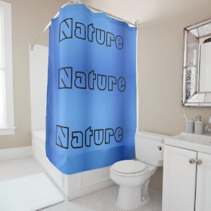 Rideau de douche Ciel Bleu Chic Élégant Rustique N
