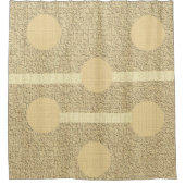 Rideau de douche Circulaire beige (Devant)