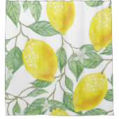 Rideau de douche Citrons Jaunes (Devant)