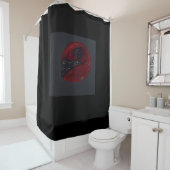 Rideau de douche Clair de lune sanglant (En situation)