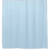 Rideau de douche Classique Doux Bleu Bébé (Devant)