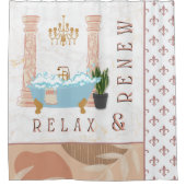 Rideau de douche classique Relax & Renew (Devant)
