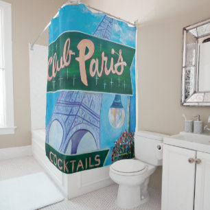 Rideau de douche Club Paris