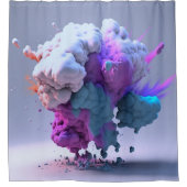 Rideau de douche coloré (Devant)