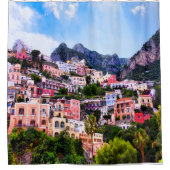 Rideau de douche Coloré Positano Italie (Devant)