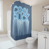 Rideau de douche Cool As Puck (En situation)