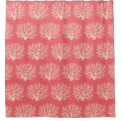 Rideau de douche Corail Rose (Devant)