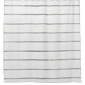 Rideau de douche côtière Motif Shiplap (Devant)