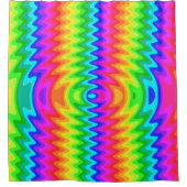 Rideau de douche couleur psychédélique Art (Devant)
