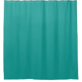 Rideau de douche couleur unie turquoise (Devant)