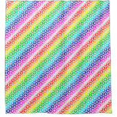 Rideau de douche - Couleurs Prismatiques (Devant)