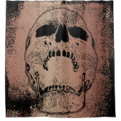 Rideau de douche crâne - Crâne hurlant (Devant)