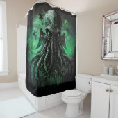 Rideau de douche Cthulhu (En situation)