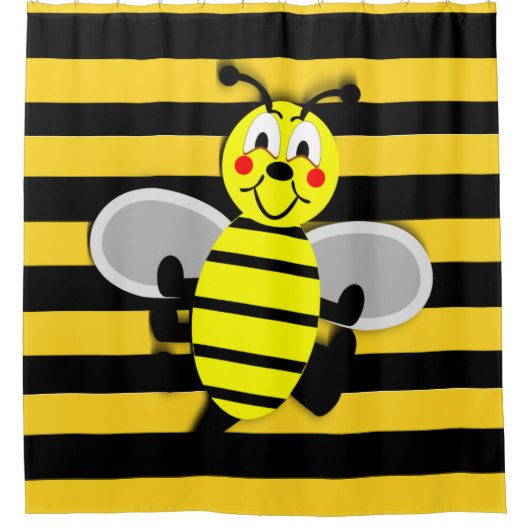 Rideau de douche d'abeille (Devant)