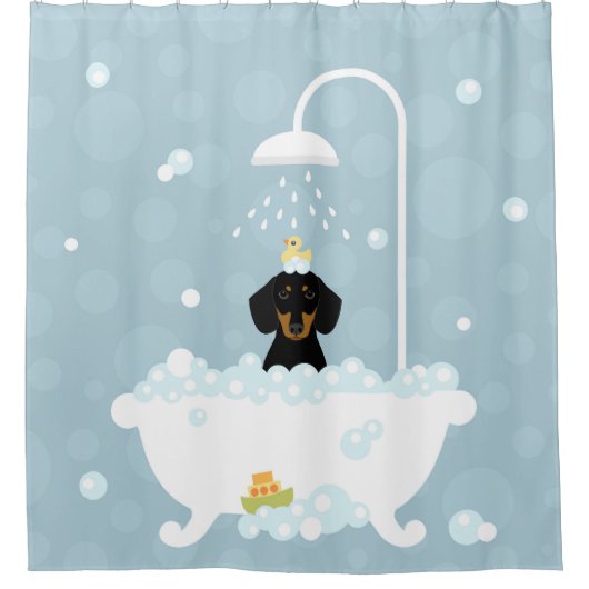 Rideau de douche Dachshund (Devant)