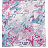 Rideau de douche d'art liquide en acrylique - Abst (Devant)