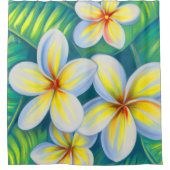 Rideau de douche d'art tropical (Devant)