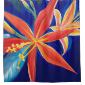 Rideau de douche d'art tropical (Devant)