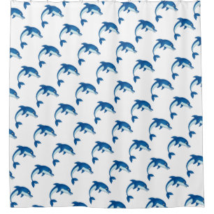 Rideau de douche/dauphins