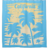 Rideau de douche de Californie Palm Tree (Devant)