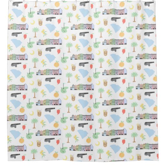 Rideau de douche de Caroline du Sud (Devant)