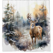 Rideau de douche de cerf (Devant)