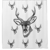 Rideau de douche de cerf (Devant)