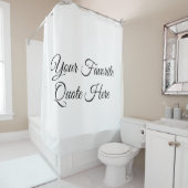 Rideau de douche de devis inspirationnel (En situation)