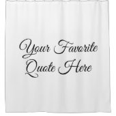 Rideau de douche de devis inspirationnel (Devant)