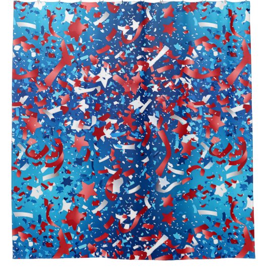 Rideau de douche de fête américain (Devant)