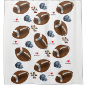 rideau de douche de football (Devant)